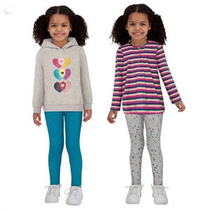 Kids Headquarters Kids' 4-piece Playwear Set, Stripes 2T 4T